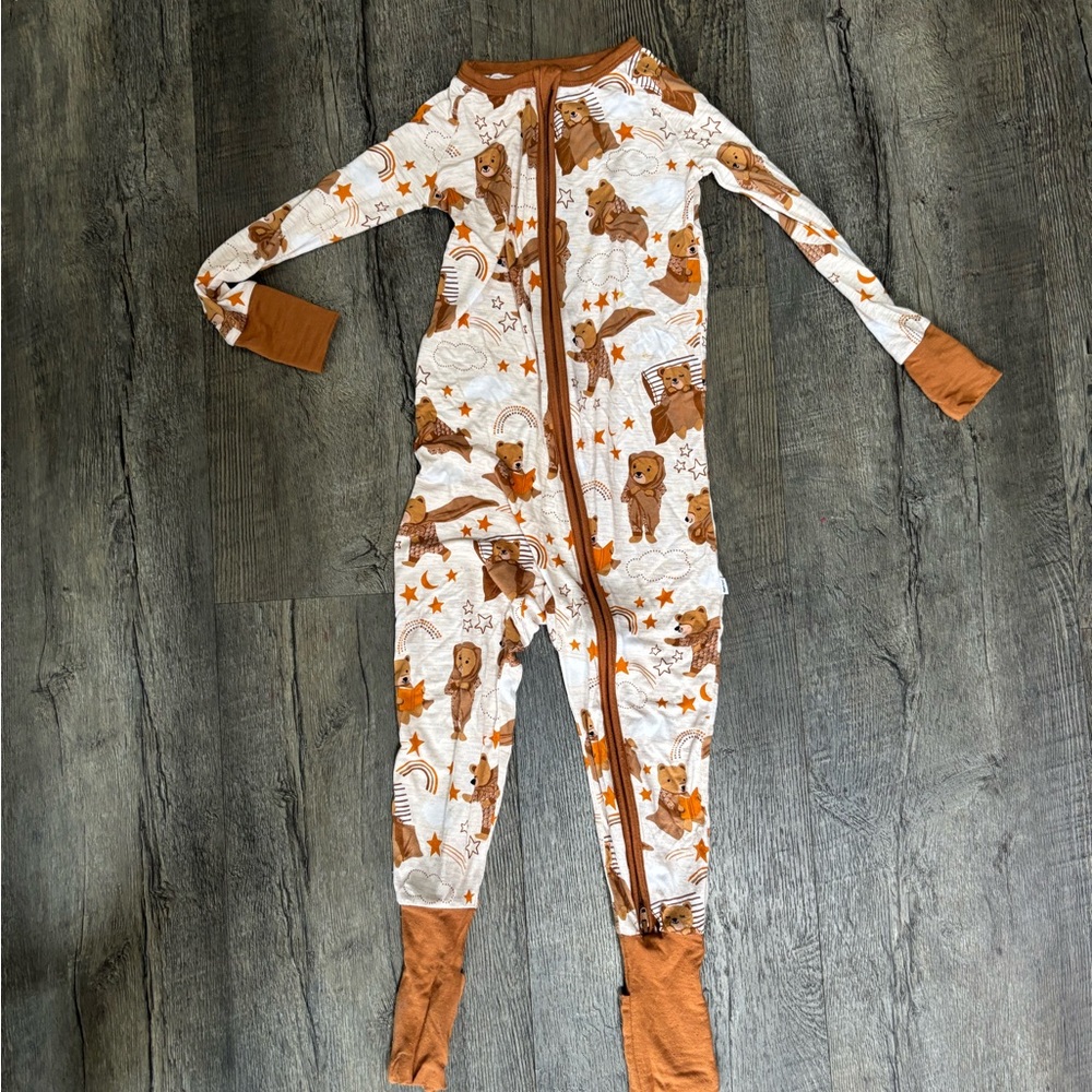 Little Sleepies Brown Bear Zippy